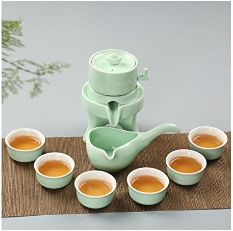 NEW-S News Новини Чай Кунг-фу Керамични Чай набор от полуавтоматични Керамични Чай (Цвят на Морска вълна)
