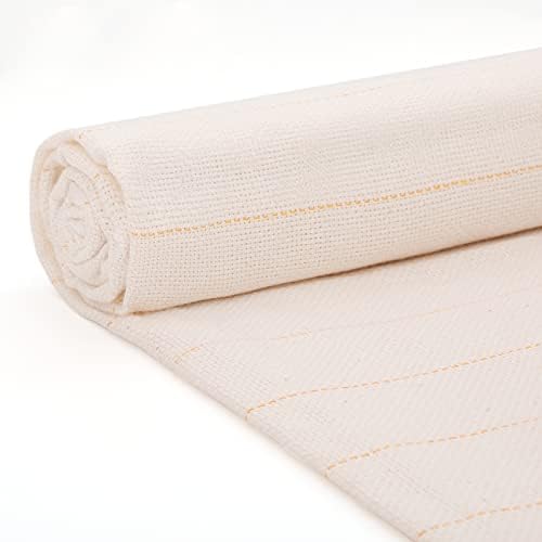 Кърпа за Първичен Тафтинга Lutoris с Размеченными линии (28 x 20 см), Оверлочная Плат Monke's Cloth, Игольчатая Тъкан Килим Удар за