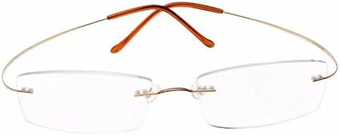 JCERKI Суперлегкие Компютърни Очила за четене от титан 3,25 за четене -Антибликовые, със защита от отблясъци, UV-защита