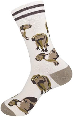 Чорапи FUNATIC Animal Novelty Crew Socks - Подаръци за любителите на дивата природа и зоологически градини - Реалистичен дизайн