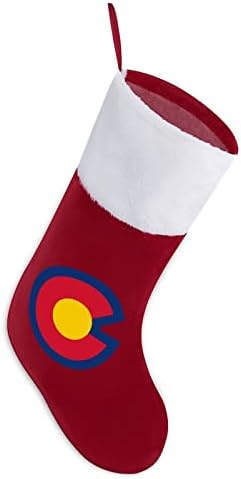Логото на щата Колорадо Персонализирани Коледен Отглеждане Коледа Камина Висящи Украшения За вашето семейно Парти