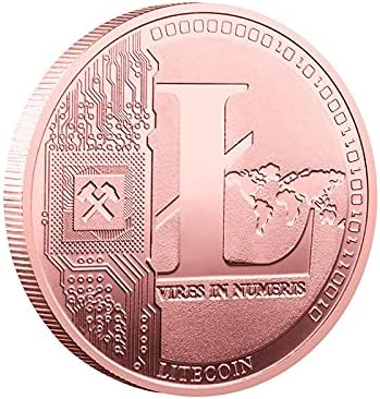 Сбирка Декоративни Монета с Медна покритие в рамките на защитен Калъф Cryptocurrency Lucky Coins Lite Virtual