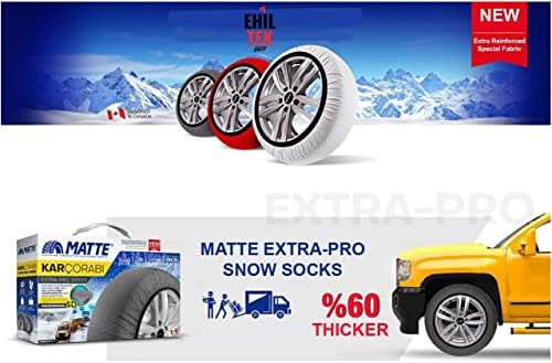 Зимни Чорапи за автомобилни гуми Премиум-клас с Текстилни Вериги за сняг серия ExtraPro За Volkswagen Golf (Средно)