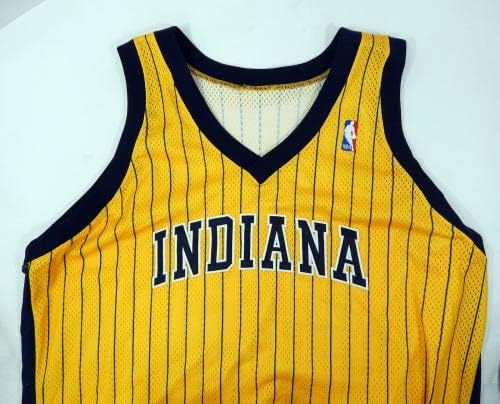 2002-03 Индиана Пейсърс Издадена Е Детска Златна Майк 56 DP31869 - Използвана игра в НБА