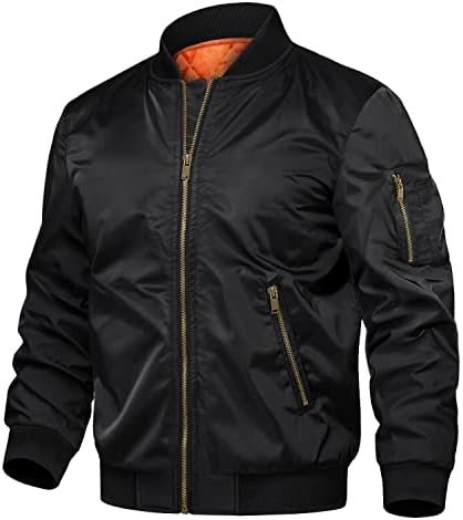 Мъжки якета TACVASEN-Ветрозащитная яке-бомбер с цип, Зимни Топло Палто С Подплата, Връхни Дрехи