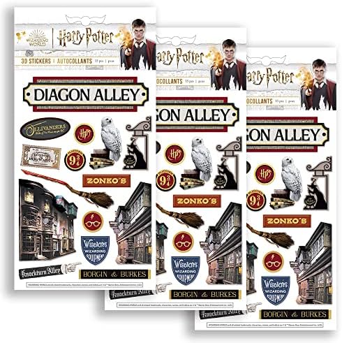 Paper House Productions Изрежете от Хартия 3D Албум за Албуми с Хари Поттером - Diagon Alley