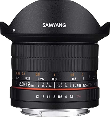 Обектив SAMYANG 1112103101 12 мм F2.8 за Nikon AE