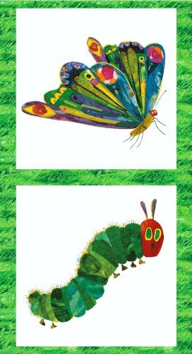 Панел МЕТАМОРФОЗА ANDOVER The Very Hungry Caterpillar A-5280-M Ерик Карл
