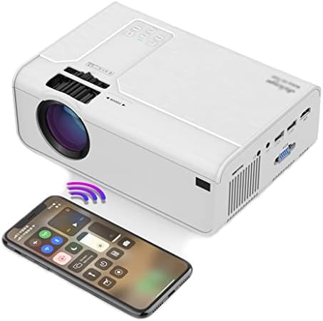 Мини проектор WERFDS T4 3600 Лумена С поддръжка на Full 1080P LED Proyector с голям екран, Преносим за Домашно кино Smart Video в прожектор