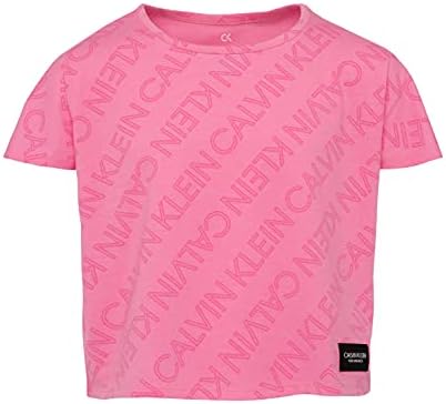 Тениска с логото на Active Legacy за момичета Calvin Klein с къс ръкав