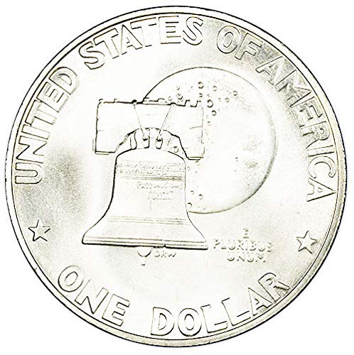 Сребърен БУ Двестагодишният долар Айзенхауер 1976 г., избраният от монетным двор на САЩ, Без да се прибягва