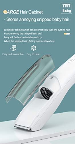 Умна Вакуумна Машина за рязане на детски коса YRY, Водоустойчив, определени за вакуумно рязане IPX7, Безопасна за децата,