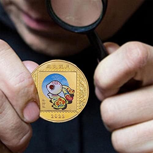Възпоменателни Монети със Заек на Китайския Зодиак, 2023 Нова Година на Заека, Монета, Без да се позовават, са подбрани Монети, Монети