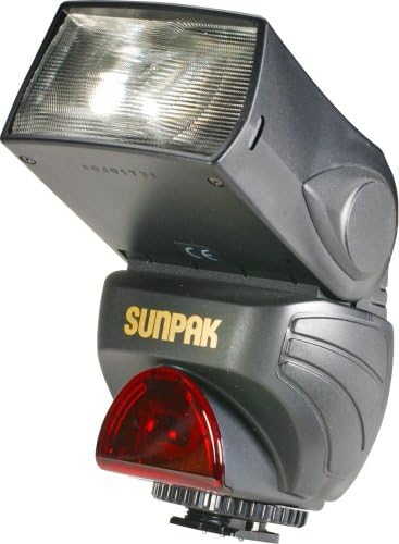Цифрова светкавица Sunpak PZ40X с мощно увеличение за всички камери на Canon EOS TTL, E-TTL и E-TTL II -Черен
