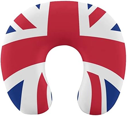 Флаг Англия, Пътна Възглавница за шията, U-Образна Възглавница за Подкрепа на Главата и врата, облегалката за глава от Пяна с Памет