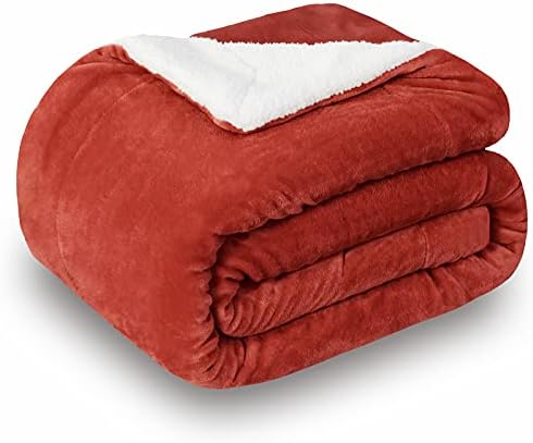 Флисовое одеяло SOCHOW Sherpa, Двустранно, Супер Меко, Луксозно Плюшевое Одеяло, Сив цвят