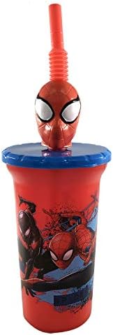 Zak BPA Free 15 грама Бъди Глътка Чаша с Капак и Соломинкой Spiderman Спайдърмен