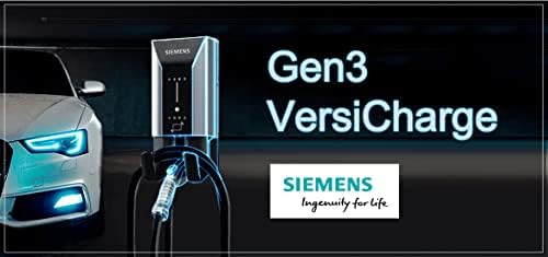 Siemens 8EM13124CF180FA3 VersiCharge AC Series 40A 208/240 В Зарядното устройство за електрически автомобили с интелектуална