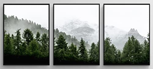 Картини с гора, с монтиран на стената Художествен Плакат, Интериор на Платното за спални, Хол, Картини от Планините, Стенни Художествени