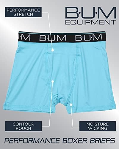 Бельо за момчета B. U. M. Equipment – 3 опаковки на боксови страхливци Performance (Размер: 8-18)