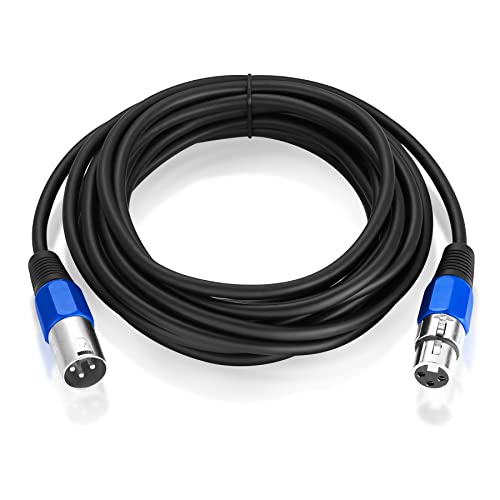 XLR Кабел между мъжете и Жените M/F аудио кабел за Микрофонного Миксер от Мед OFC 1 m на 1,8 m, 3 m, 5 m и 6 m 10 m 15 m