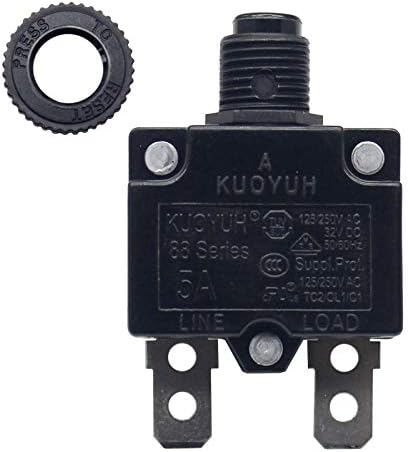 автоматичен прекъсвач топлинно претоварване серия 1pc KUOYUH 88 125/250VAC 32VDC 50/60Hz с Водоустойчив Пылезащитным капачка