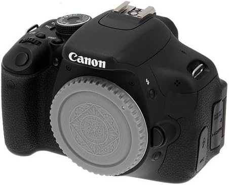 Дизайнерски Капачка Fotodiox Сив цвят, съвместим с камери Canon EF и EF-S Mount