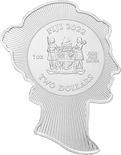 2022 DE Модерна Възпоменателна монета PowerCoin Mercury Dime Liberty под формата На Лейди Либърти 1 Унция Сребърна монета 2 долара Фиджи