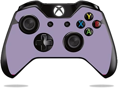 Кожата MightySkins, съвместим с контролера на Microsoft Xbox One или One S - Обикновен Лавандула | Защитен, здрав и уникален