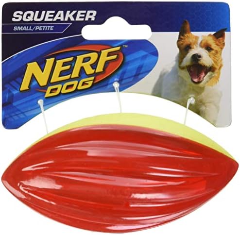 Nerf Dog 3232 Малък TPR/Пенопластовый Футболна Топка с Пищалкой, Играчка за домашни любимци с Пищалкой