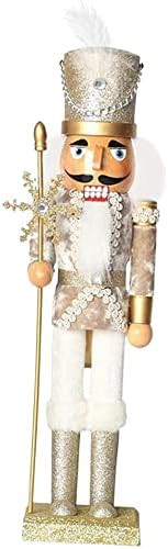 Joylern Коледна Дървена Кукла-Лешникотрошачката Дървена Фигурка Щелкунчика Войници-Лешникотрошачката за Коледна украса, Елхи,