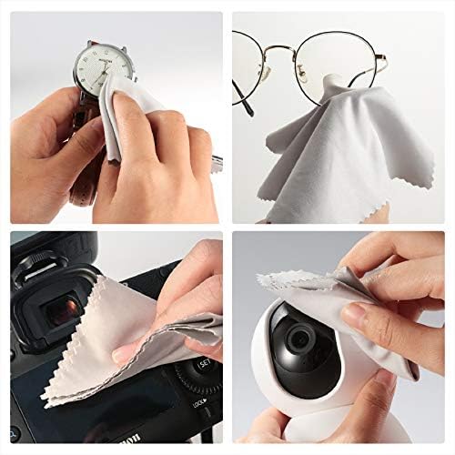 18 Опаковки, почистващи кърпички от микрофибър премиум-клас, Безворсовая Влакнести Чистящая Кърпа за почистване на Лещи, Очила, Очила, екрани,