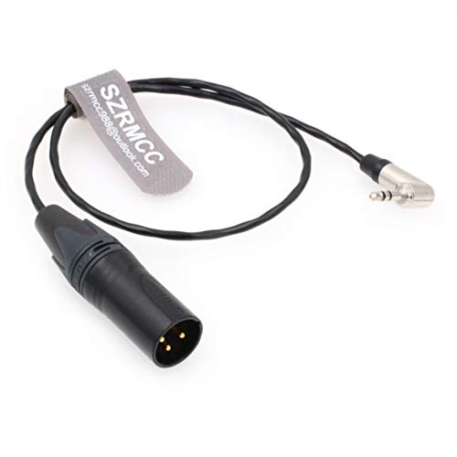 SZRMCC Стерео с 3.5 мм TRS Щекер към XLR 3-Пинов Конектор за Микрофон Аудио Кабел Преобразуване Черен