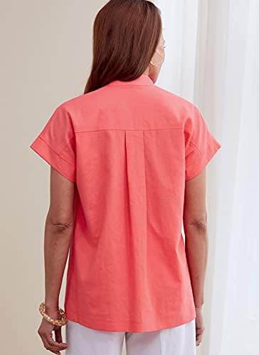 Образец за шиене Butterick R10788 / 6768 - Блузи за момичета, Размер: E5 (14-16-18-20-22)