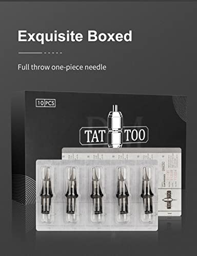 TTOOGO Tattoo Machine Kit - Комплект дръжки за Роторной татуировка-машина с 10 бр. Касети с мастило за татуировки, Цифров Източник