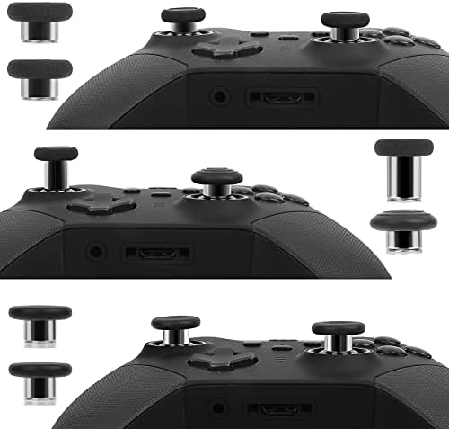 Набор от сменяеми бутони 15 в 1 за Xbox Elite Controller Series 2, включва 6 метални магнитни наколенников, 4 подрулевые бутони,