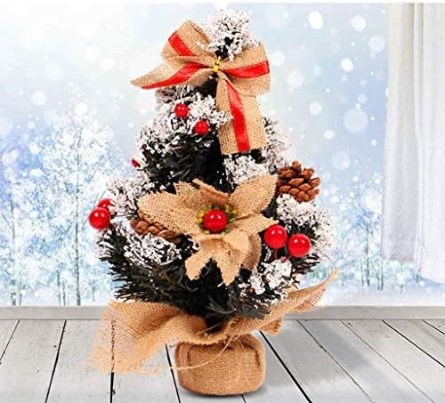 PDGJG Коледна Елха - Коледна Украса, Украса на Маса, Украса на Работния плот (35 см) (Цвят: B)