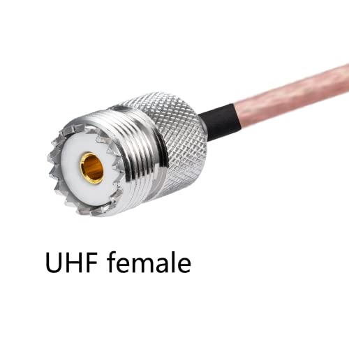 POBADY SMA Plug-UHF Женски радиочестотни коаксиален Кабел SMA plug-SO-239 с косичкой RG316 12 /30 см за преносим CB-радио серия