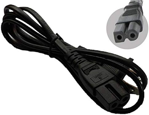 Клас 2-Пинов захранващ кабел за променлив ток в контакта, Кабелен штекерный изход, Съвместим с Безжичен субуфер Onkyo SLW-301 SLW301,