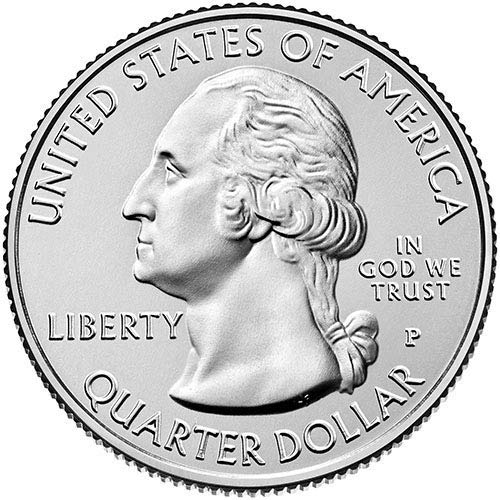 2013 P BU Национален мемориал на Планината Ръшмор NP Quarter Choice Необращенный монетен двор на САЩ