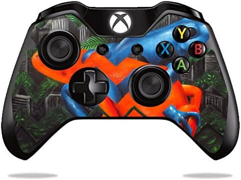 Кожата MightySkins, съвместим с контролера на Microsoft Xbox One или One S - Жаба Fuse | Защитен, здрав и уникален винил