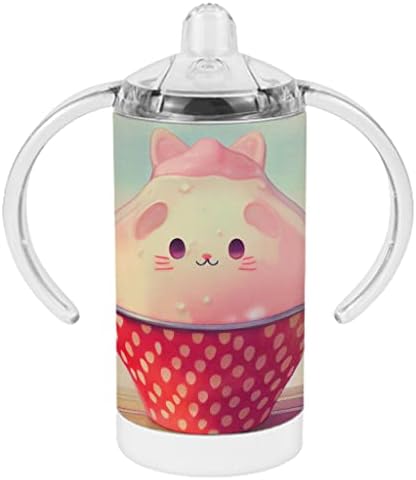 Сладък Художествена чаша за Sippy - Клубничная Детска Чаша За Sippy - Art Sippy Cup