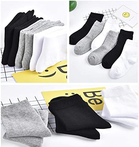 Jamegio 18 Чифта Къси Чорапи За Малки Момчета И Момичета, Дишащи Памучни Детски Чорапи
