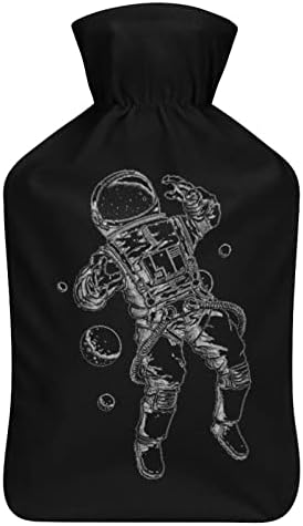 Космически Астронавт Топло с Капак Сладък Гума Чанта за Топла Вода, Топла Бутилка за Вода за Легла и Разтегателен диван