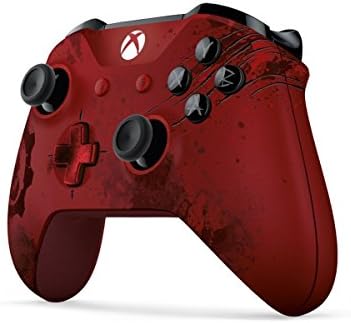 Microsoft WL3-00001 - Безжичен контролер Xbox One Gears of War 4 Crimson Omen ограничена серия (обновена)