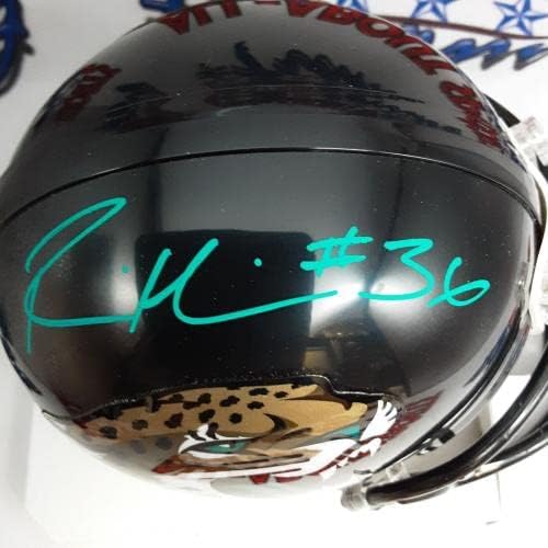 Автентичен Мини-Каска с Автограф Рони Харисън JSA - Каски NFL С Автограф