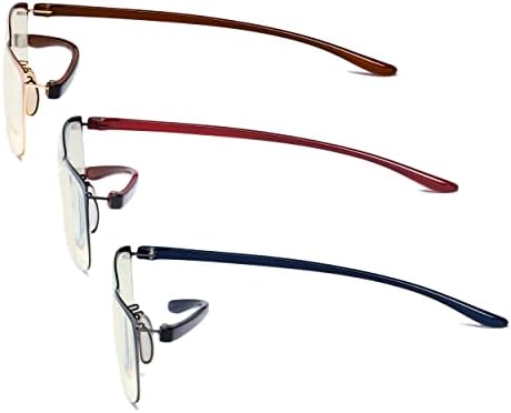 Компютърни очила Eyekepper - Четци със синьо Светофильтром - Женски очила За четене Със защитата на UV420 в полуободке