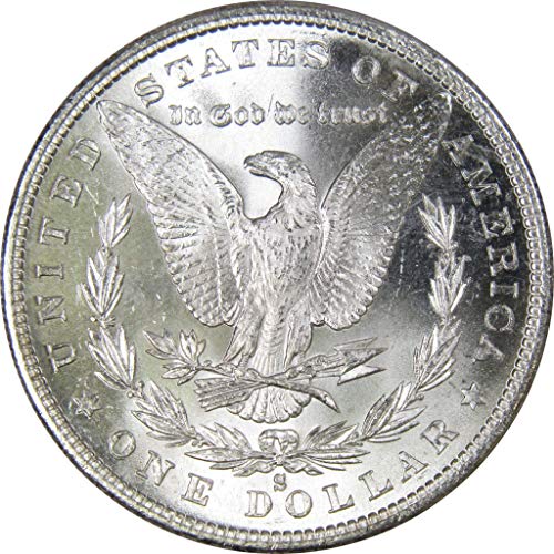 Монета на 1880-те години на Morgan Dollar BU, не обращающаяся на монетния двор на щата 90% Сребро, 1 долар на САЩ