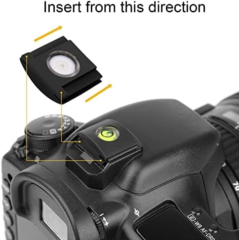 Капачка ниво на горещ башмака камера ChromLives, Защитни приспособления за закрепване на башмака Помещение Bubble е Съвместима с огледално-рефлексни
