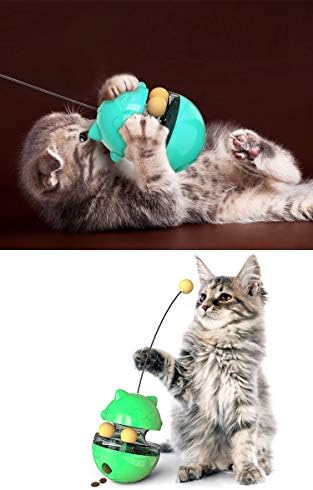 ZumZup Интерактивни играчки за Котки Съдържа Балансирани Интерактивни играчки за котки-ловци на играчки в една стая с Котешка Мента,